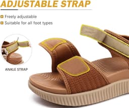 Comfortabele Dames Sandalen Orthopedisch met Open Neus en Verstelbare Bandjes — thumbnail 7