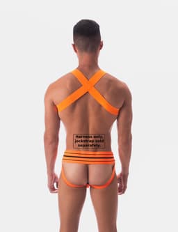 Barcode Berlin Harness Leonsh Neonorange - MAAT XS — thumbnail 2