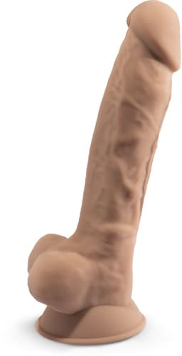 Silexd – Zeer Realistische Zuignap Dildo met Zachte Mantel en Harde Kern voor Levensechte Ervaring – 18.8 cm – beigeig — thumbnail 5