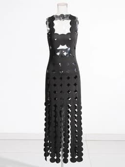 Festival Jurkje Sexy – Erotische Chique Jurk – Sexy Cut-Out Jurk Dames – Zwarte Maxi Dress – Kinky Outfit – Sexy Lingerie Accessoire – Fetish Party & Clubwear – Wasteland, Crazyland, BITCH, Madam Homard, Boudoir Nocturne, Liberté – Maat S, M, L, XL — thumbnail 14
