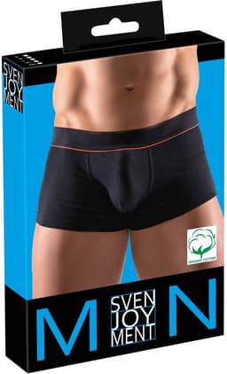 Svenjoyment Mannen Shorts Trendy met Zijdezachte Banden - Zacht Gewoven Elastisch Tailleband met Rode Strepen - Tight Fit Maat MEDIUM — thumbnail 1