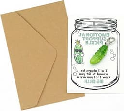 Grappige cadeauset - Komkommer hanger - Cadeau geven - Emotionele steun - 10 cm - Meerkleurig — thumbnail 1