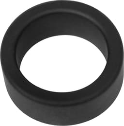 Rimba - Siliconen Scrotumring - Ballstretcher - Hoogte 20 mm - Zwart — thumbnail 4
