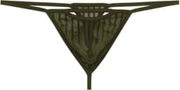 WOH heren microfiber G-string personal allure mesh groen — thumbnail 6