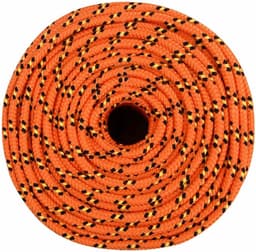 vidaXL Boat rope 10 mm 100 m polypropylene orange — thumbnail 3