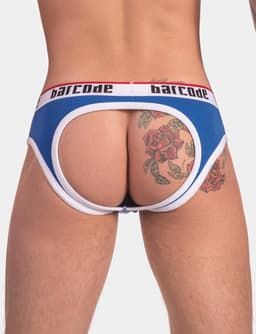 Barcode Berlin Maxime Backless Brief Royal - MAAT L - Erotisch Heren Ondergoed - Slip voor Man - Sexy mannen Slip — thumbnail 6