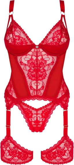 OBSESSIVE CORSETS | Obsessive - Belovya Corset Xl/xxl — thumbnail 4