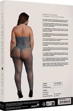 Visnet en Kant Bodystocking - Koninginneformaat — thumbnail 12