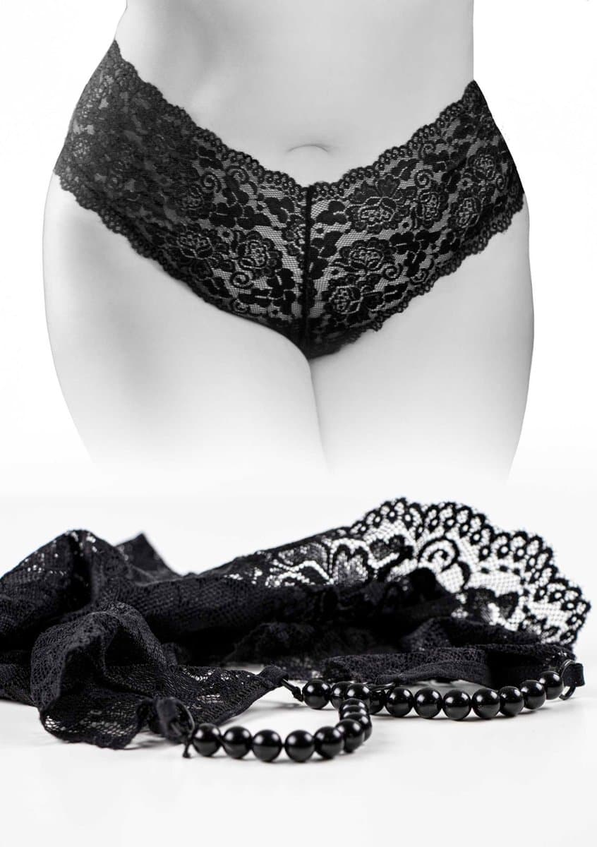 Pipedream - Pleasure Pearl BShorts +Size - Anal Toys Beads Zwart — afbeelding 1