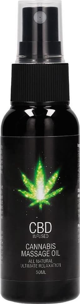 CBD Cannabis Massage Oil - 50 ml — thumbnail 3