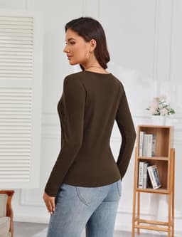 Thermische Tops Dames Mouwen Vierkante Hals Base Layer — thumbnail 3