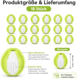 Tegen dierenhaar, 18 stuks, 4 cm — thumbnail 2