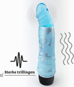 Realistische dildo vibrator 18cm staartdildo voor vrouwen seksspeeltje ⌀tot4,2cm Vibrator TPR vibratoren waterdicht G-spot vibratie voor vrouwen Dildo's seksspeeltje FOPS D10-4 — thumbnail 3