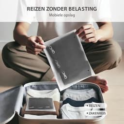 QINCAO Boxershorts voor heren, verpakking van 3 stuks, comfortabel, luchtig en zonder etiketten, draagbare verpakking voor op reis — thumbnail 5