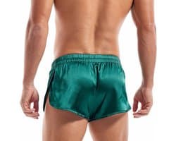 Sexy Satijnen Boxershorts Heren Met Ingebouwde Zak - Comfortabel Ondergoed