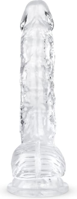 Jelly Dildo met Ballen - 15 cm — thumbnail 3