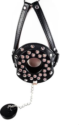 BNDGx® - Extreme BDSM sex Masker set met drink filter - Nep Leer - SM Erotisch seksspeeltje voor koppels — thumbnail 5