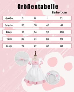 Fiamll Maid Costume French Maid Dress Anime Cosplay Maid Outfit Maid Outfit Halloween Costume for Adults - ShopVlot — thumbnail 5