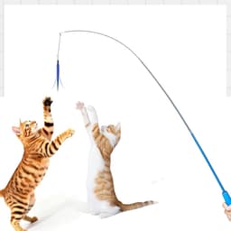 10 stuks kattenspeelgoed, vervanging kattenspeelgoed, wormen, vervangingen, navulling, interactief kattenspeelgoed, kittenstok, navulopzetstuk voor katten, kittens — thumbnail 4