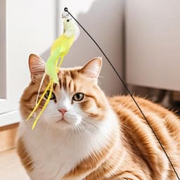 80 cm Verrijkingsbewegingsstok | Kat Touw voor Activiteit na Maaltijd, Verveling , Mentale Stimulatie, Training, Thuis, Woonkamer, Appartement — thumbnail 4