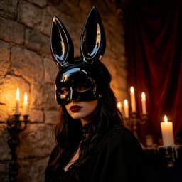Quick Relief Bunny Masks - Erotisch Masker - Konijn Maskers - Gemaskerd Bal - Carnavals Masker - 2 stuks (Zwart/Wit) — thumbnail 3