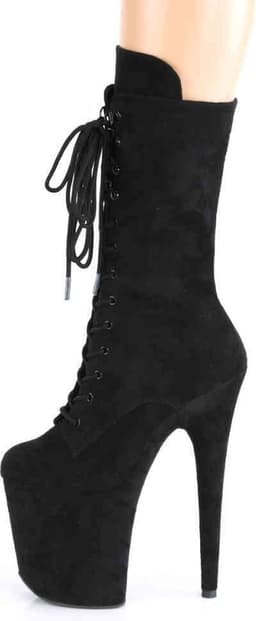Pleaser - FLAMINGO-1050FS Plateau Laarzen, Paaldans schoenen - Paaldans schoenen - 41 Shoes - Zwart — thumbnail 3