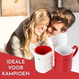 Romantische Kussende Mokken Set van 2 - Perfect Cadeau voor Elke Gelegenheid — thumbnail 5