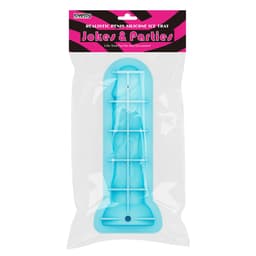 LoveToy - Siliconen IJsblokjesvorm - Realistische Penis - Blauw — thumbnail 5