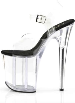 Pleaser - FLAMINGO-808 Sandaal met enkelband, Paaldans schoenen - Paaldans schoenen - 39 Shoes - Zwart — thumbnail 3