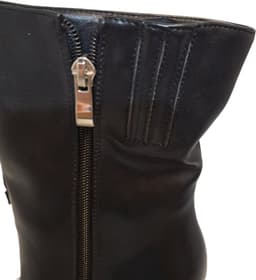 RUON- HALFHOOG LEDERLOOK LAARSJE-NAALDHAK 8 CM-EXTRA PURSE-38 — thumbnail 6