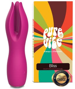 PureVibe® Bliss Clitoris Massager en Vibrator - Vibrators voor Vrouwen - Fluisterstil & Discreet - Erotiek Sex Toys voor koppels - Vibromasseur Stimulator Homme & Femme - Roze — thumbnail 1