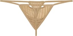 WOH heren microfiber G-string personal allure mesh beige — thumbnail 6