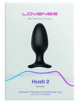 Lovense - Hush 2 Vibrerende Buttplug Met App - Zwart — thumbnail 4