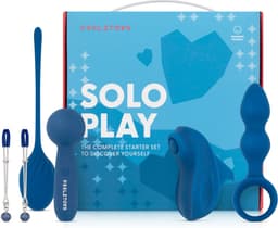 FeelzToys - Solo Play - Starterskit - Dildo - Vibrator - Stimulator - Sex Toys Voor Mannen En Vrouwen - Seksspeeltjes - Opwinding - Erectie - Blauw — thumbnail 1