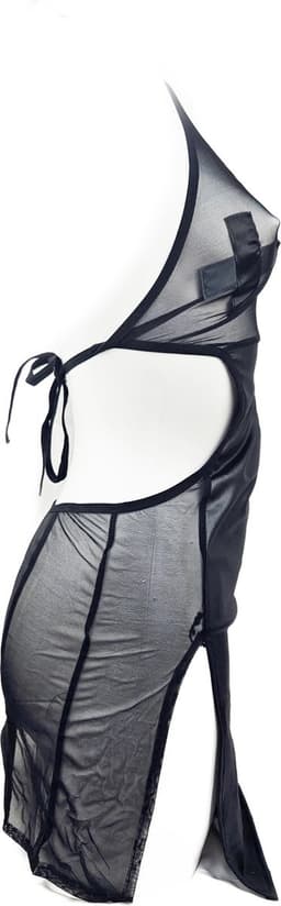 BamBella ® Sexy Cosplay Rollenspel kleding - Onesize - outfit dames Sexy non pak Zwart — thumbnail 2