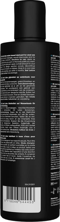 Cobeco Anal Lube - Glijmiddel - Anaal - Waterbasis - 250ml — thumbnail 16