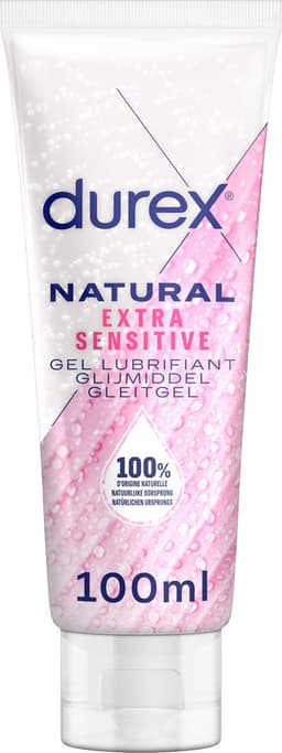 Durex Glijmiddel Natural - Extra Sensitive  - 100% natuurlijk - 100ml x6 — thumbnail 2