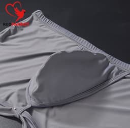 Sexy heren boxershort - Grijs - Naadloos - Pouch - Erotisch - Knoopje — thumbnail 5