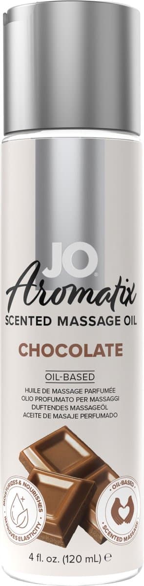 System JO - Aromatix Geur Massageolie Chocolate -120 ml — afbeelding 1