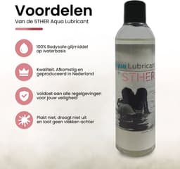 Sther Premium Glijmiddel op Waterbasis - 250ml - Natural Glide - Veilig voor Condooms & Speeltjes - PH-Neutraal & Vetvrij - Ook Geschikt Voor Anaal — thumbnail 9