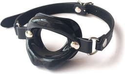 Erodit® Sexy Lips open mond gag - Siliconen Zwarte lippen gag - Fetish gag - Open mond gag - Mond gag - O-ring gag - SexToy - BDSM - Sex bondage spel mannen - Erotiek - Seks speeltjes koppels - Mannen - Vrouwen — thumbnail 1
