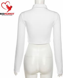 Sexy blouse schoolmeisje - Stropdas - Erotische rollenspel — thumbnail 5