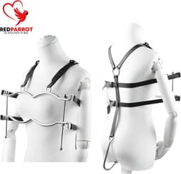 Borsten bondage met Anale haak - BDSM - Crusher - Harnas - Verstelbaar - One size — thumbnail 1