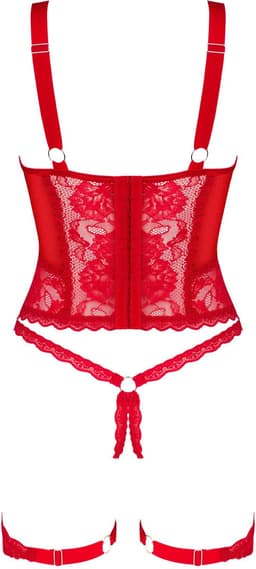 OBSESSIVE CORSETS | Obsessive - Belovya Corset Xl/xxl — thumbnail 2