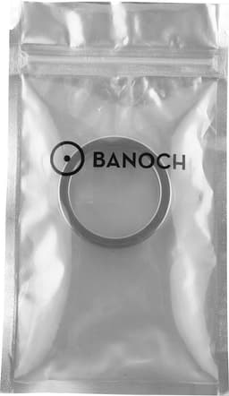 Banoch - Cockring flat rounded metaal - ∅ 45 - 6 mm dik metalen penisring — thumbnail 4