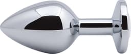Banoch - Buttplug Aurora Clear Medium - Metalen buttplug - Diamant steen - Wit — thumbnail 2