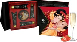 Shunga Geisha Sparkling Geschenkset Aardbeienwijn - Rood — thumbnail 9