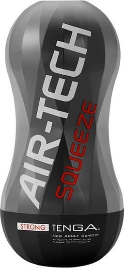 Tenga - Air-Tech Squeeze Masturbator - Strong - Zwart — thumbnail 1