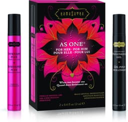 Kamasutra - As One Intensify Plus - Verwarmend & Orgasmevertragend - Voor hem & haar - 2 x 12 ml — thumbnail 1