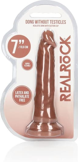 Shots - RealRock Dong zonder Testikels - 17 cm tan — thumbnail 3